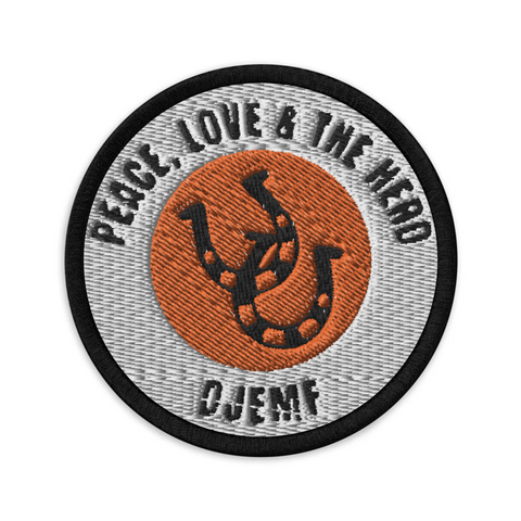 Peace, Love & the Herd embroidered patch