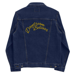 Daydream Believer embroidered unisex denim ranch jacket